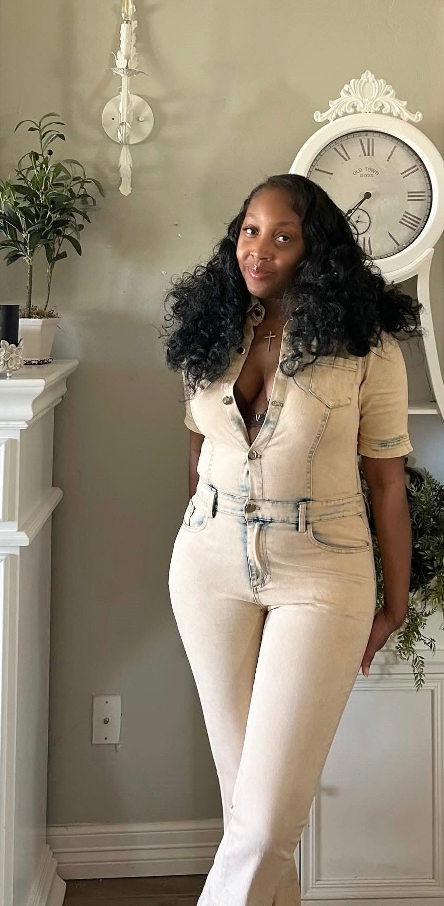 Lisa Jumpsuit (Acid Wash)