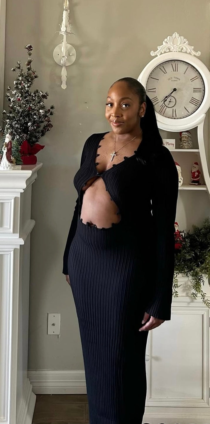 Misses Claus Dress (Black)