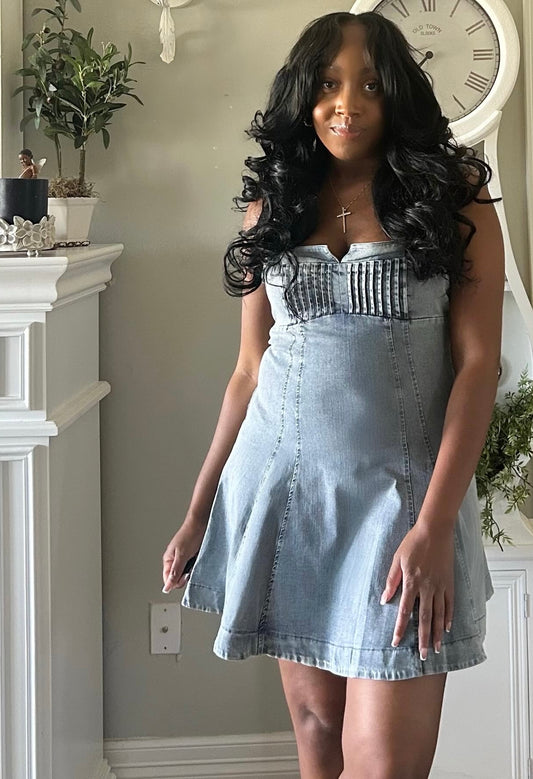 Kelsey Mini Denim Dress